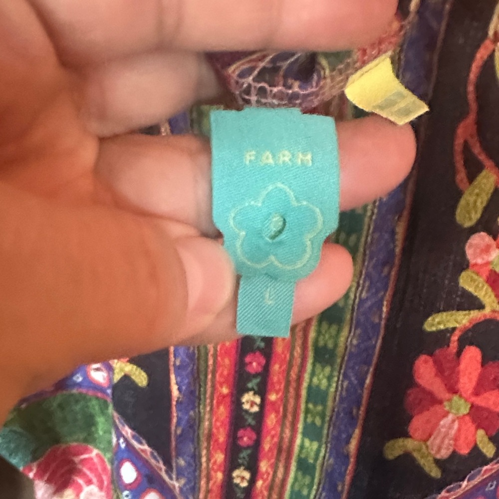 FARM Rio Colorful Floral V-Neck dress - Picture 11 of 11